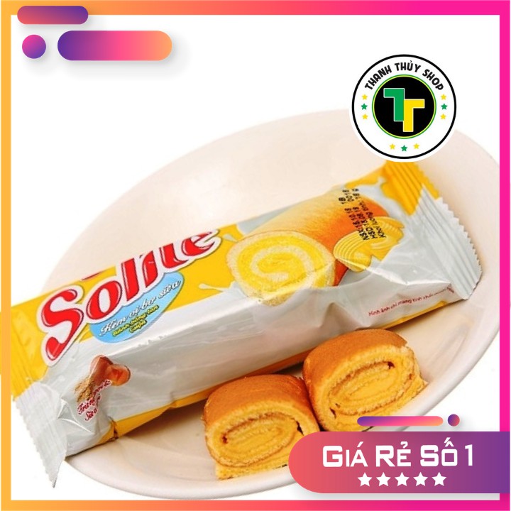 Bánh bông lan cuộn Solite nhiều vị lựa chọn ngon hảo hạng loại 360g
