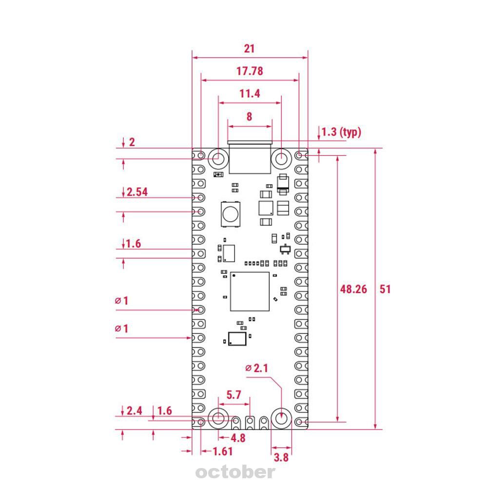 Bảng Mạch Lập Trình Micropython Cho Raspberry Pi