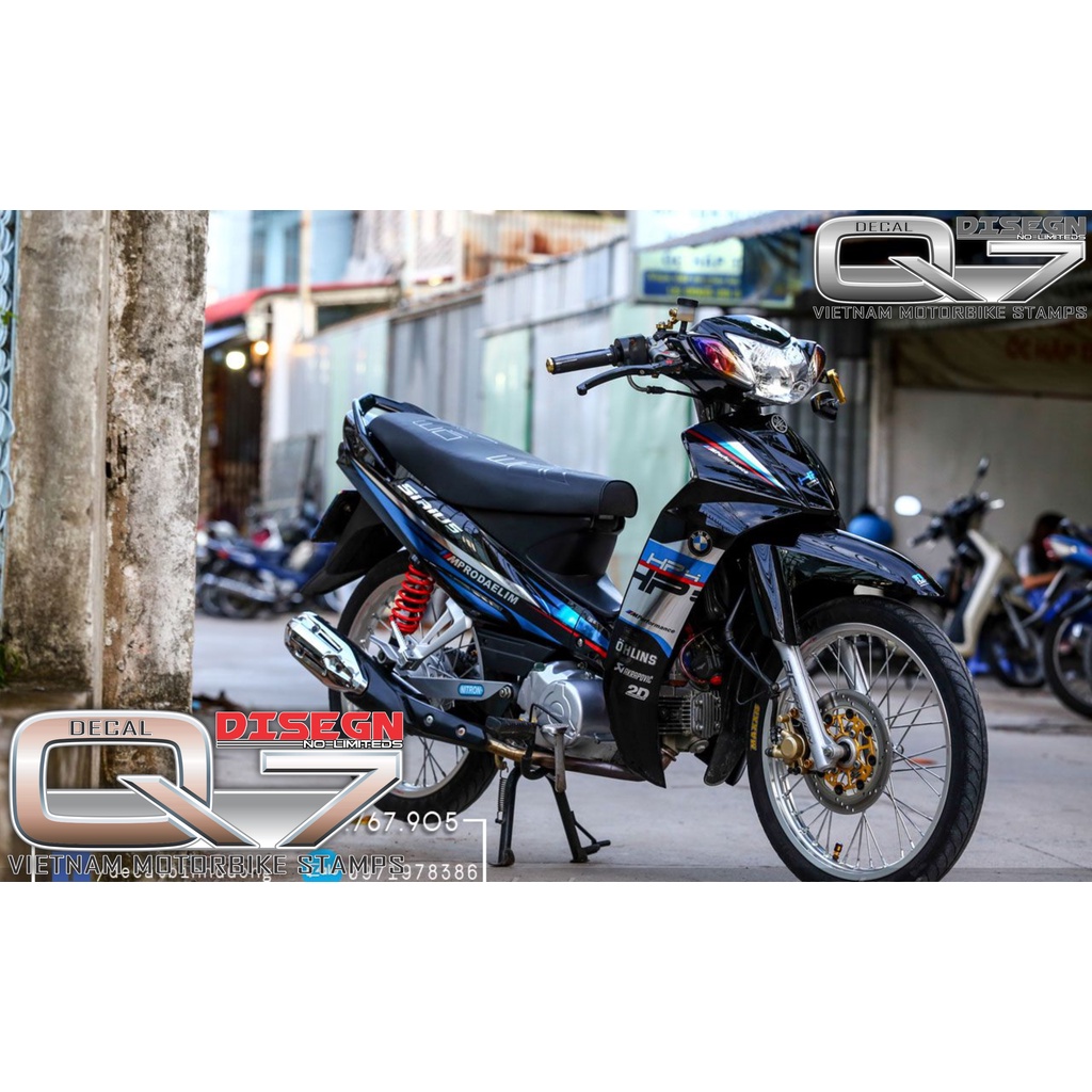 Tem Rời Sirius 110 Xanh Đen HP4