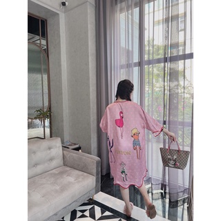 Đầm ngủ cao cấp vải lụa satin