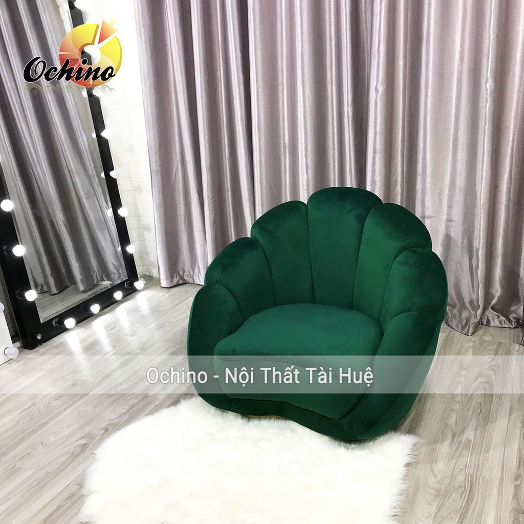 Ghế Sofa Đơn Dùng Để Trang Trí Và Chụp Hình Phòng Khách Hoặc Shop Chân Vàng Sang Chảnh (Đủ Màu)