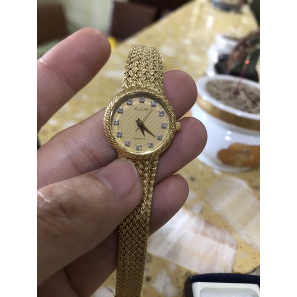 Đồng hồ dây lụa nữ từ Nhật