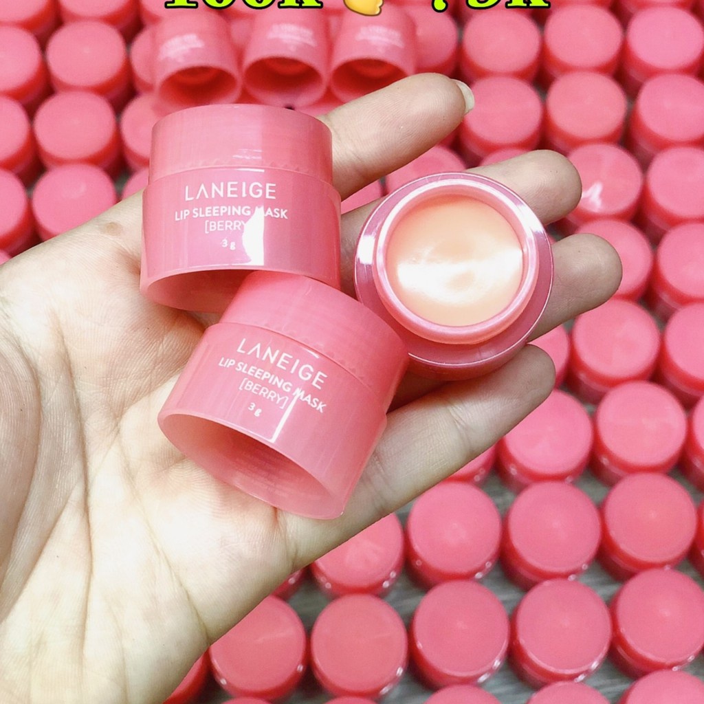 Mặt Nạ Ngủ Môi Laneige Lip Sleeping Mask Berry 5G - Ủ môi dưỡng ẩm giảm thâm