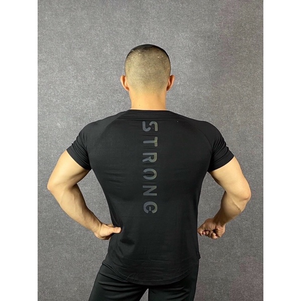 Áo thun tập gym nam co giãn đa chiều. áo tập chạy, thể thao rẻ đẹp