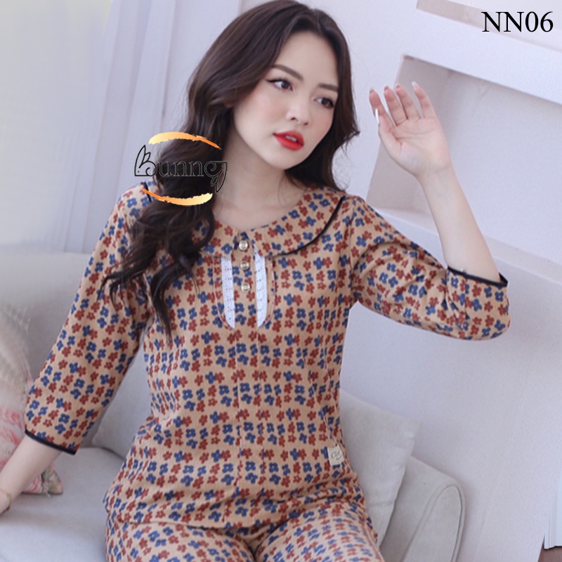 QUẦN ÁO BỘ NỮ MẶC NHÀ CHẤT LIỆU NHUNG NHẬT DÀY DẶN MỀM MỊN HỌA TIẾT ĐẸP