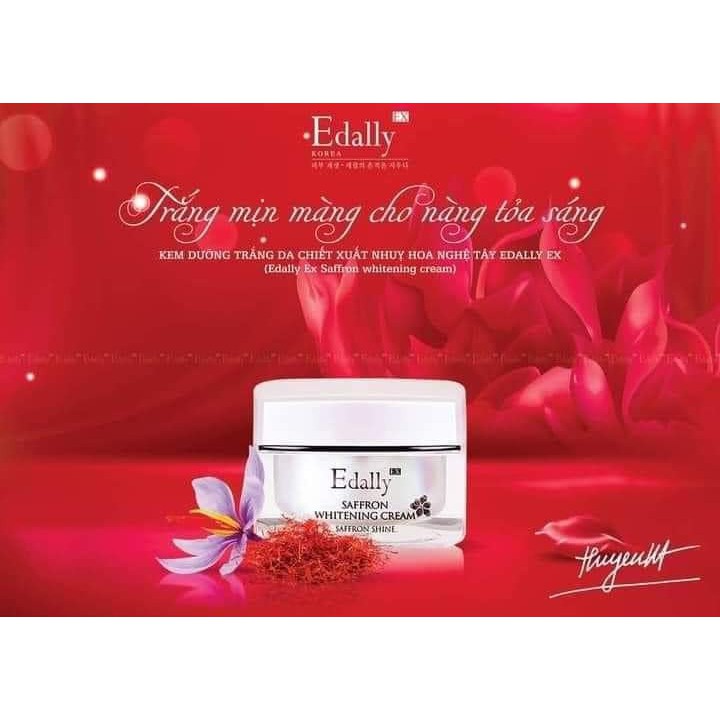 [HÀNG CHÍNH HÃNG EDALLY EX] Kem dưỡng trắng da chiết xuất từ Nhụy Hoa Nghệ Tây của Edally Ex