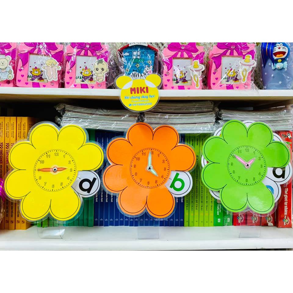 Hoa xoay đồng hồ đáp án đa năng - màu ngẫu nhiên