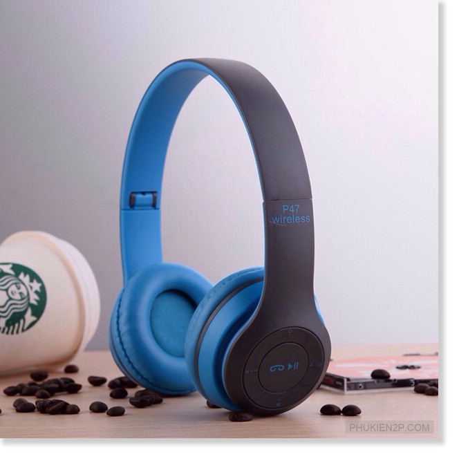 [Xả Kho Bán Lỗ] Tai Nghe Bluetooth P47, Tai Nghe Chụp Tai Cao Cấp, Cách Sử Dụng Tai Nghe P47 Wireless, Bluetooth V4.1 Có | BigBuy360 - bigbuy360.vn