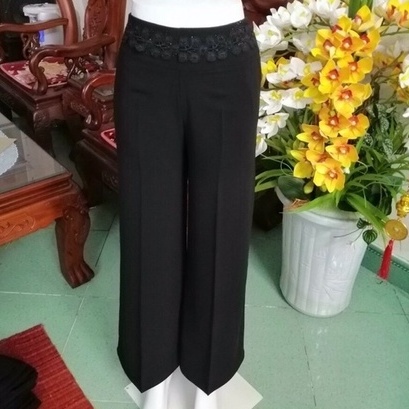 Quần Kiểu Nữ Ống Suông Dài Chất Thun Cát Hàn Mịn 4 Size 40-83Kí Mặc Vừa