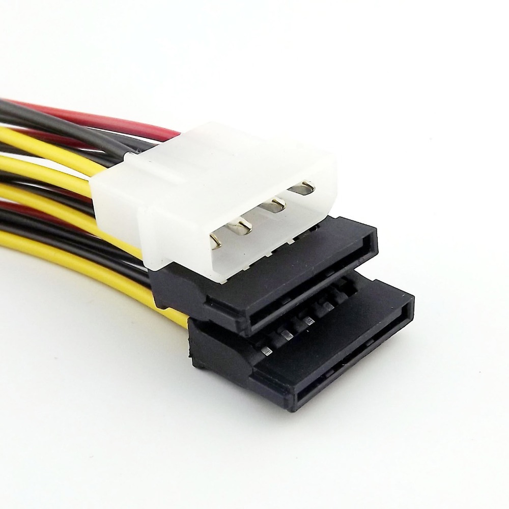 Cáp Chuyển Đổi Ổ Cứng 4 Pin Ide Molex Sang 2 Serial Ata Sata Y