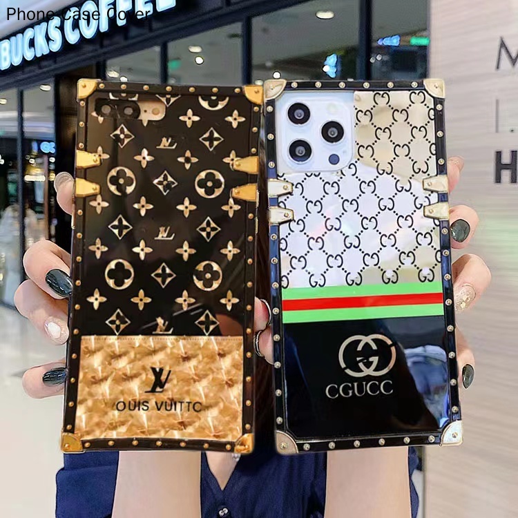 Ốp điện thoại vuông in logo thời trang cho OPPO Realme C21 C21Y C20 C11 2021 C17 C11 C12 C15 7 7i 7 Pro 5 5i 5S C3 5 Pro 6i 6 Pro