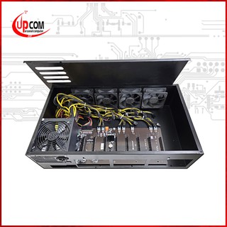 Combo vỏ 4U + Main liền 8 chân ( chạy dàn máy đào ETH )