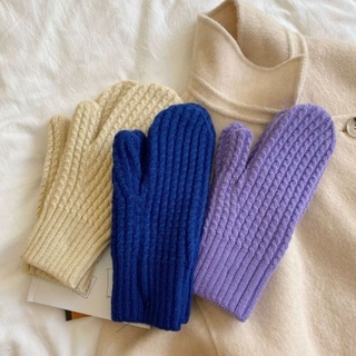 Găng tay đan len simple cực trendy