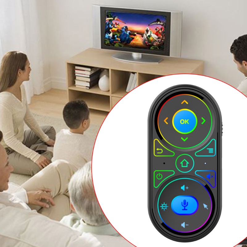Chuột Không Dây Điều Khiển Từ Xa IR 2 4G Kèm Đầu Nhận USB Cho TB Box