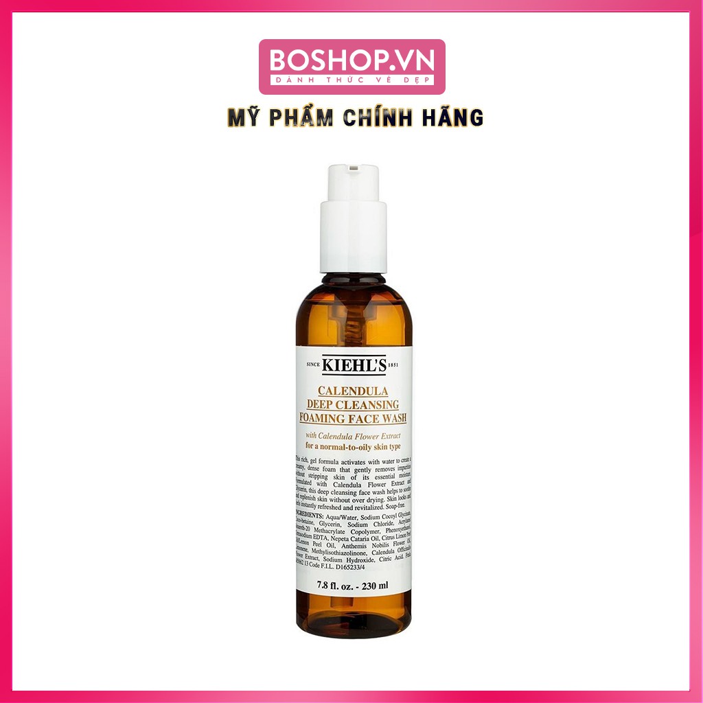 Sữa Rửa Mặt Hoa Cúc Kiehl's Calendula 230ml