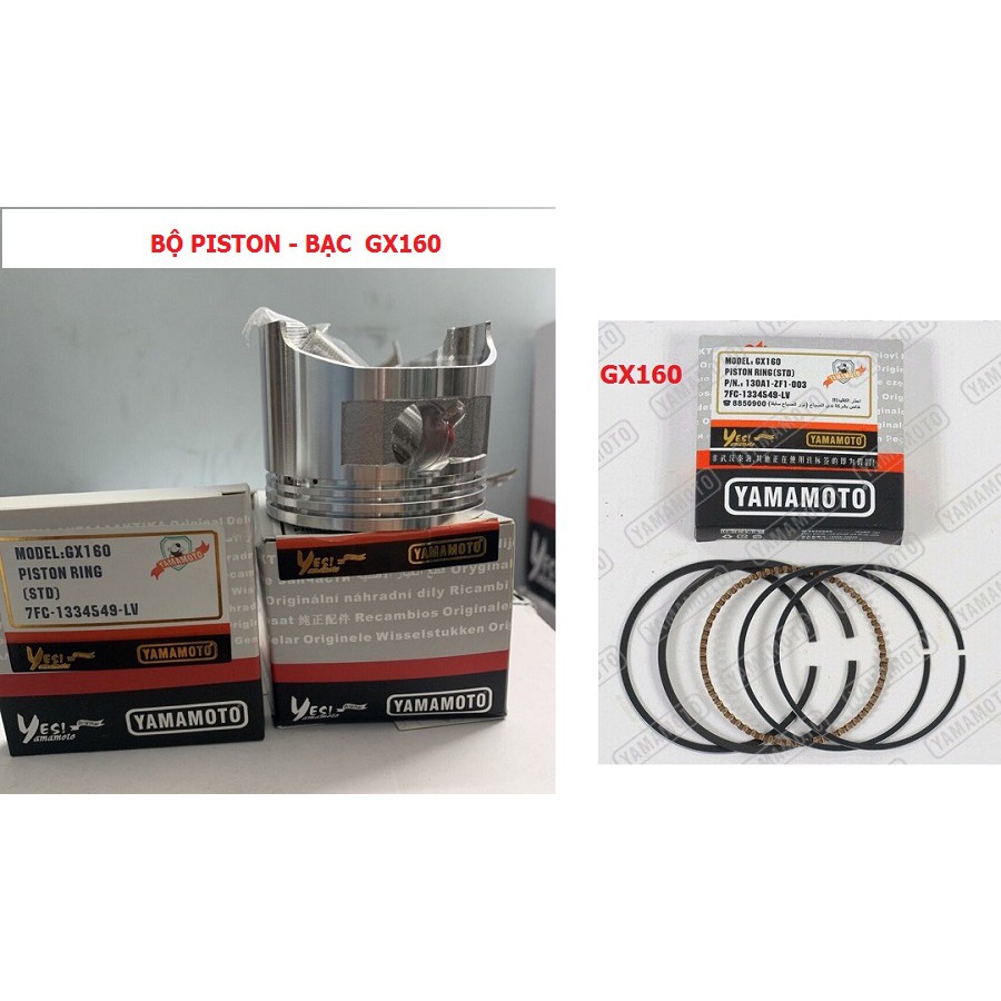 Piston bạc cho máy 5HP 6HP  Honda GX160