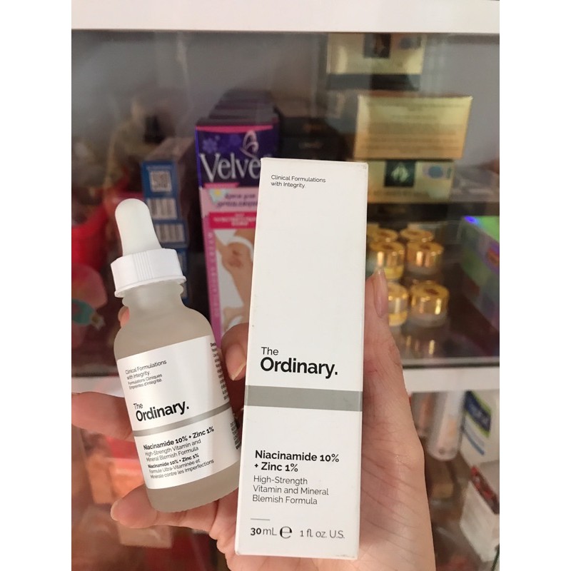 Tinh chất The Ordinary Niacinamide 10%+Zinc 1%