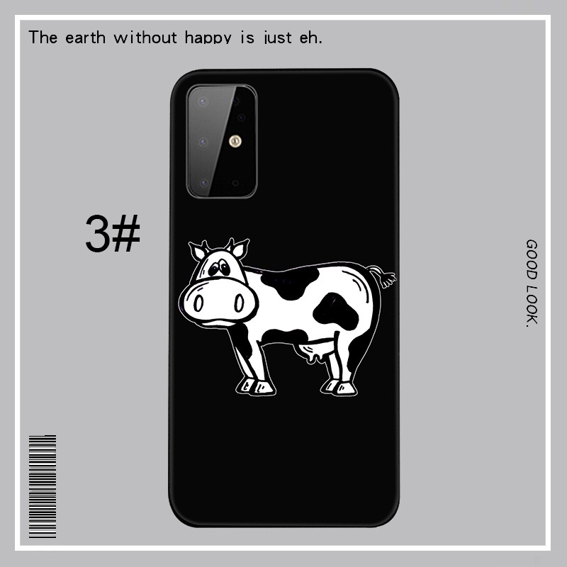 Samsung Galaxy J2 J4 J5 J6 Plus J7 J8 Prime Core Pro J4+ J6+ J730 2018 Casing phone Soft Case PP3 Cartoon Cute Cow