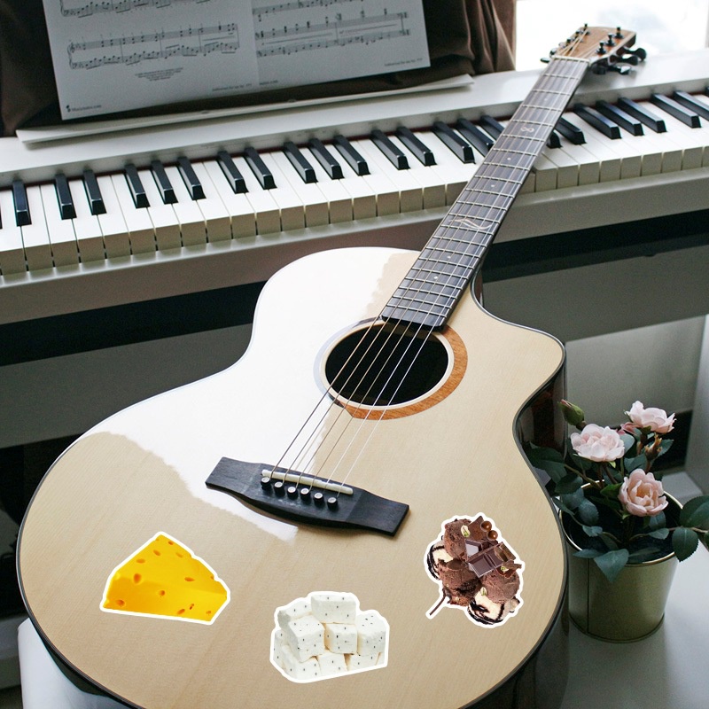 90Pcs/Set ❉ IKEA Series B Stickers ❉ Cow Butter Cookie Milk DIY Waterproof Fashion Decals Doodle Stickers