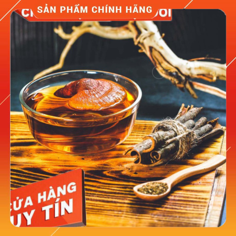 L'angfarm | Nấm linh chi đỏ Đà Lạt bịch 225g dùng giải khát hằng ngày họa làm quà tặng, an toàn không chất bảo quản.