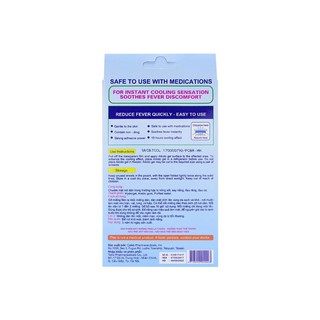 Miếng Dán Hạ Sốt Aikido Gel Cool Patch 6 Miếng