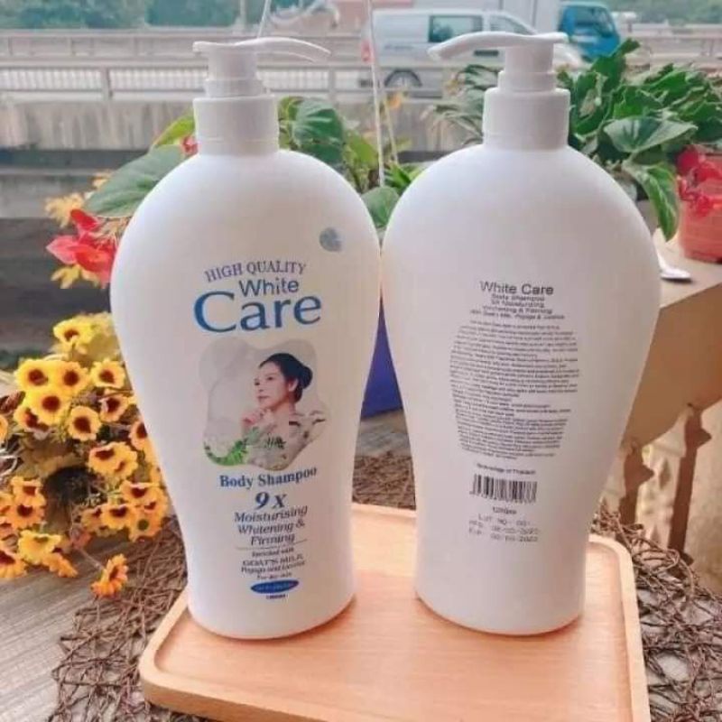 Sữa tắm dê White Care trắng mịn 1200ml - Sữa tắm  chính hãng