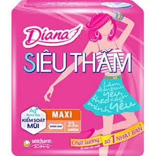 Bộ 6 gói băng vệ sinh diana dày không cánh 8 miếng