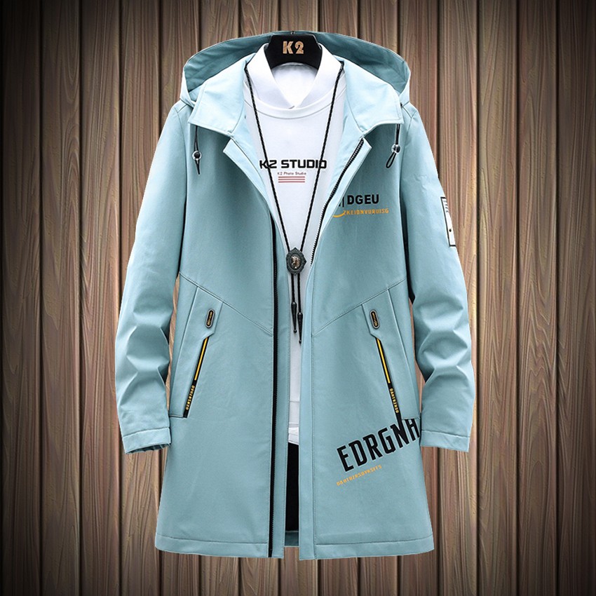 Áo Khoác Nỉ Nam Dáng Dài Basic Phối Mũ Trùm Đầu Thời Trang Hàn Quốc ZENKODLMEN AO KHOAC NAM 9000046C | BigBuy360 - bigbuy360.vn