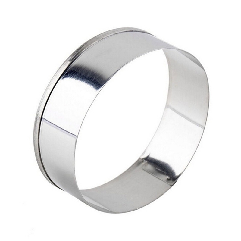 Bộ 4 Khuôn Cắt Bánh Quy Hình Tròn Bằng Thép Không Gỉ