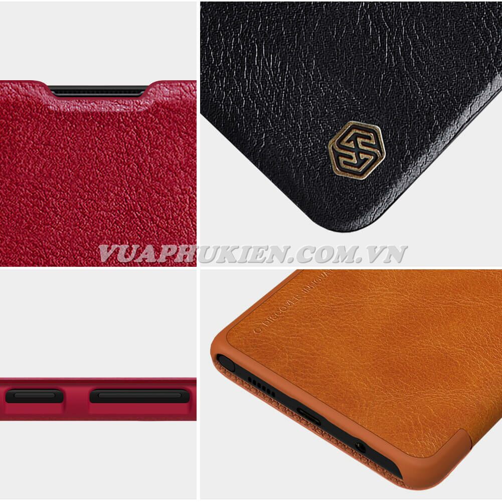 Bao da dành cho Samsung Galaxy Note 5, Note 7, Note FE, Note 10 Lite chính hãng Nillkin QIN Leather Case