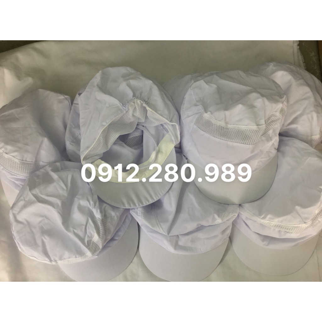 nón vải silk lưới chùm tóc thủy sản có dây cột, thực phẩm nấu ăn, nón thủy sản_xướng sản xuất.