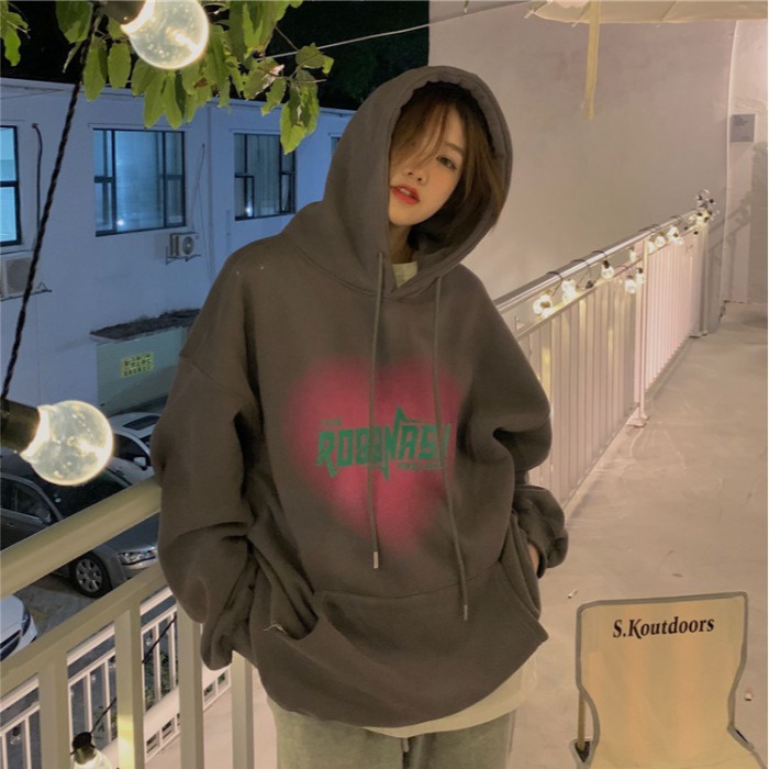 Áo hoodie nữ form rộng, áo hoodie nữ nỉ có mũ oversize học sinh sinh viên mặc nhà ulzzang unisex hàn quốc mùa đông | BigBuy360 - bigbuy360.vn