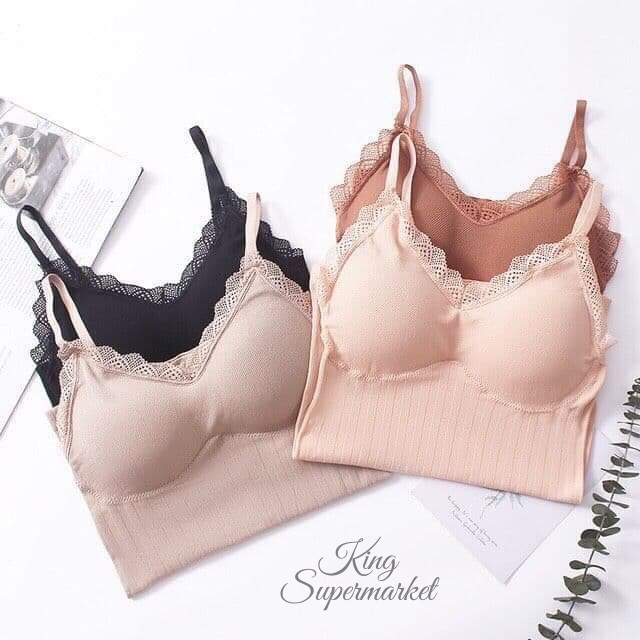 [HÀNG MỚI] ÁO LÓT REN DÁNG DÀI, ÁO HAI DÂY CÓ SẴN ĐỘN NGỰC ABR1926