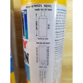 SƠN PHUN / SƠN XỊT ATM SPRAY ĐỦ MÀU 400ml