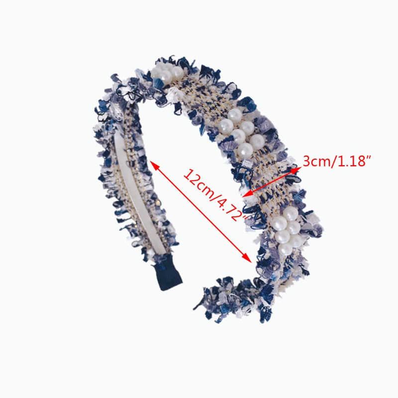 Băng Đô Đính Hạt Ngọc Trai Lấp Lánh Nhiều Màu Sắc