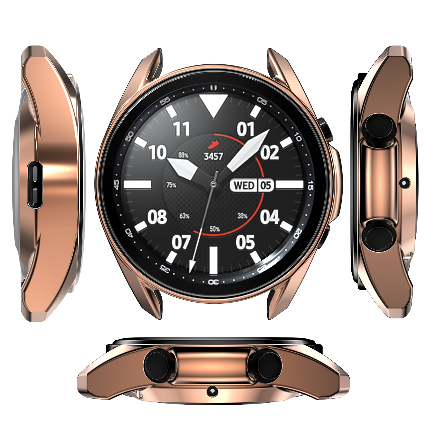 Vỏ Đồng Hồ Bảo Vệ Mạ Điện Cho Samsung Galaxy Watch 3 41mm 45mm  For Watch3