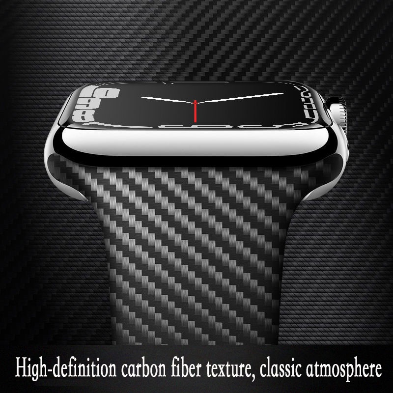 Dây Đeo Bằng Sợi Carbon Cao Cấp Cho Smart Watch series 7 6 5 4 3 2 1 SE 44mm 40mm 45mm 41mm 38mm 42mm