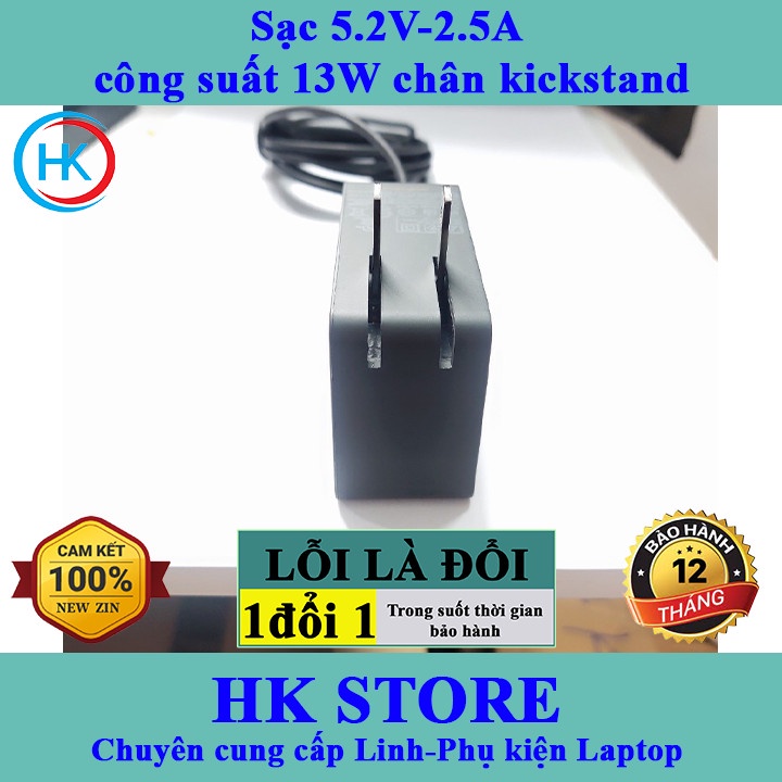 Sạc Microsoft Surface 5.2V-2.5A Công Suất 13W chân kickstand 1623 1624 1645 1706 1751