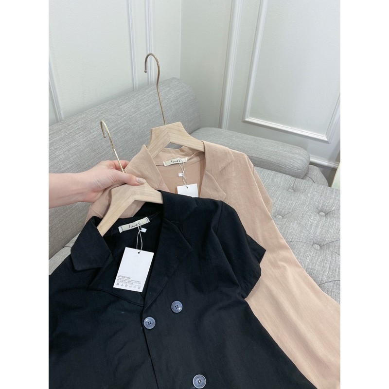 váy sơ mi đuôi cá cổ vest | BigBuy360 - bigbuy360.vn