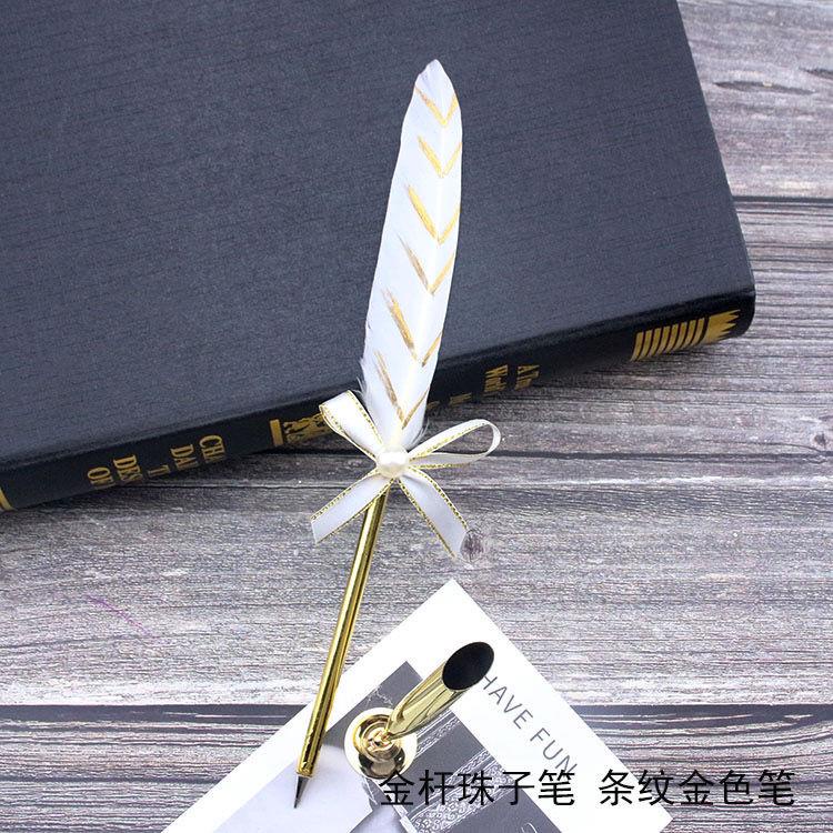 Bút Bi Hình Lông Vũ Phong Cách Harry Potter Độc Đáo