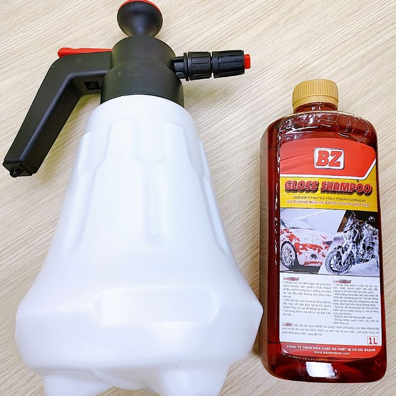 Bộ Combo Dụng Cụ Rửa Xe Ôtô Xe Máy Tại Nhà