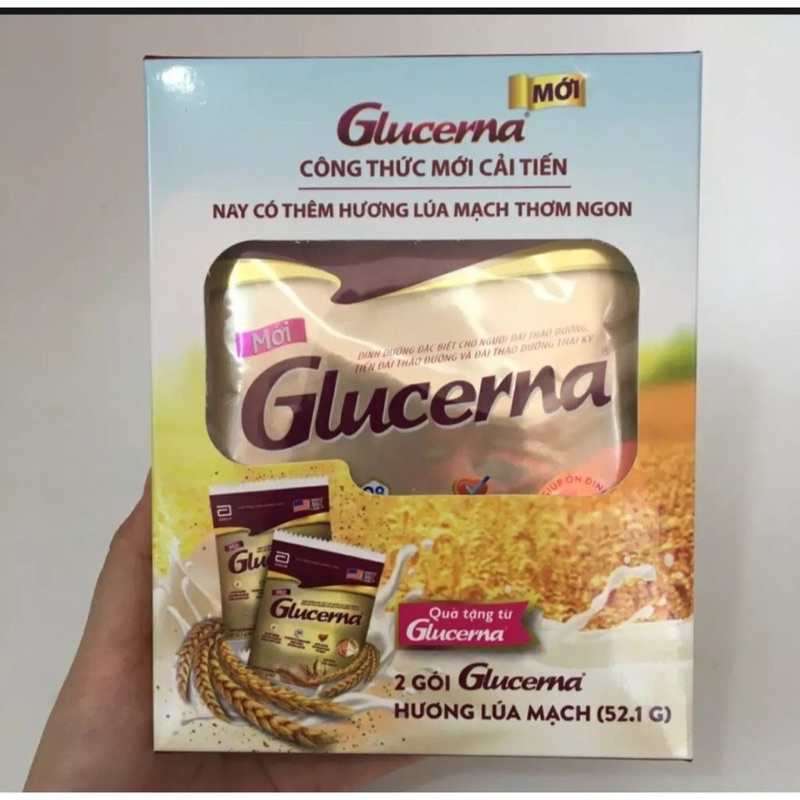 1 gói Sữa Bột Glucerna Hương Lúa Mạch , vani 52,1g