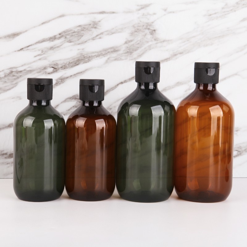Chai Nhựa Rỗng Nắp Lật Đựng Xà Phòng Dung Tích 300/500ml Tiện Lợi Cho Đi Du Lịch