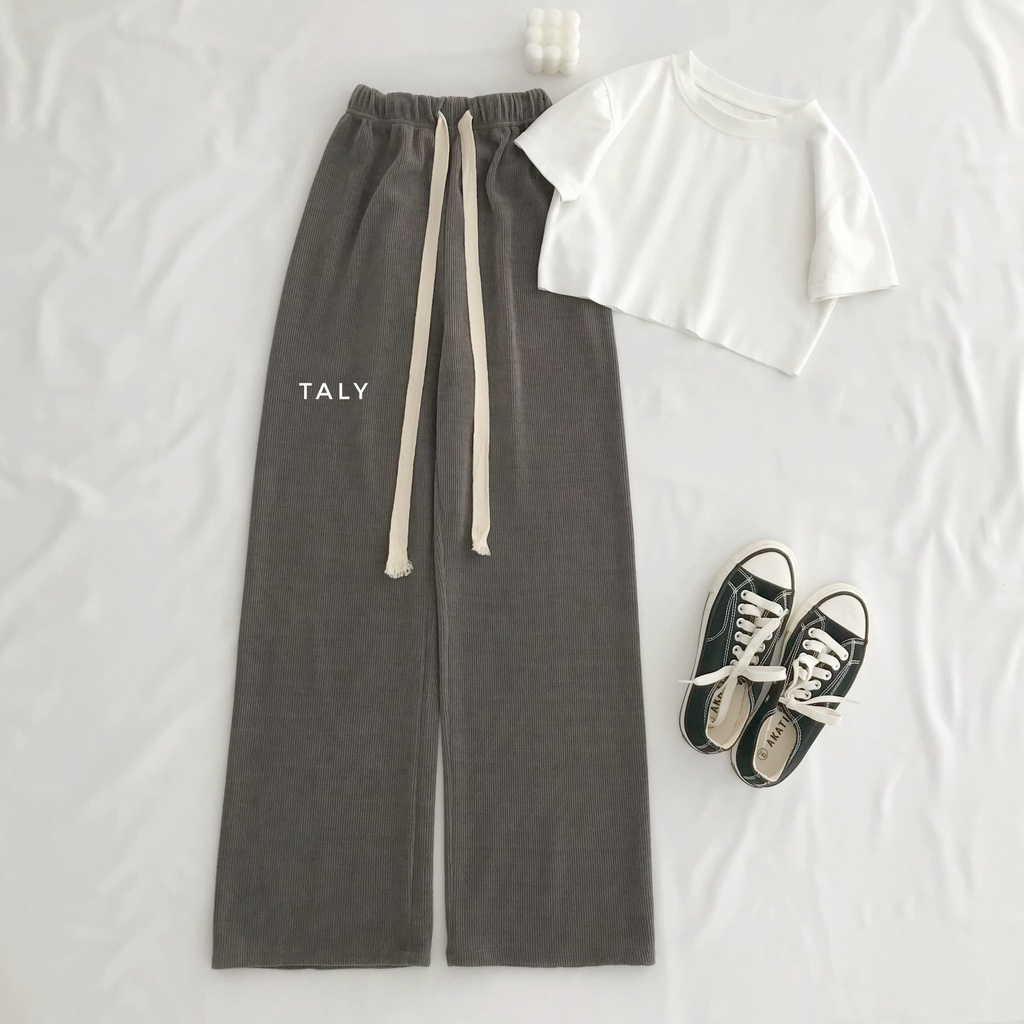 Áo croptop trơn basic co dãn, mặc mát LYNN TALY A19061