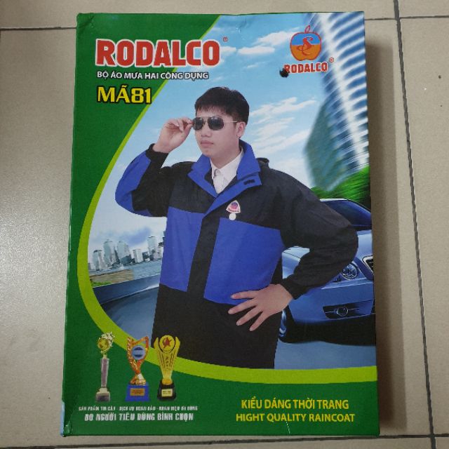 Bộ áo mưa bộ 2 lớp  81A