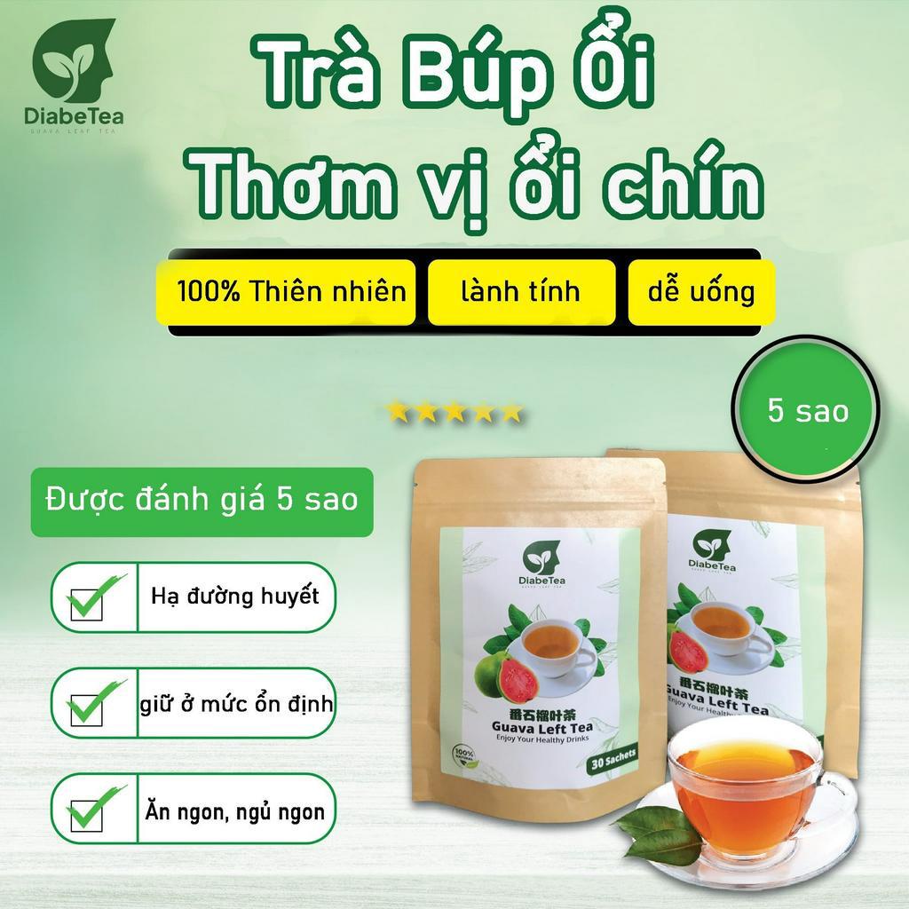 Trà Búp Ổi Nhật Bản Giảm Và Ổn Định Đường Huyết Tại Nhà , Ngăn Biến Chứng Tiểu Đường, 60 gói dùng 1 tháng