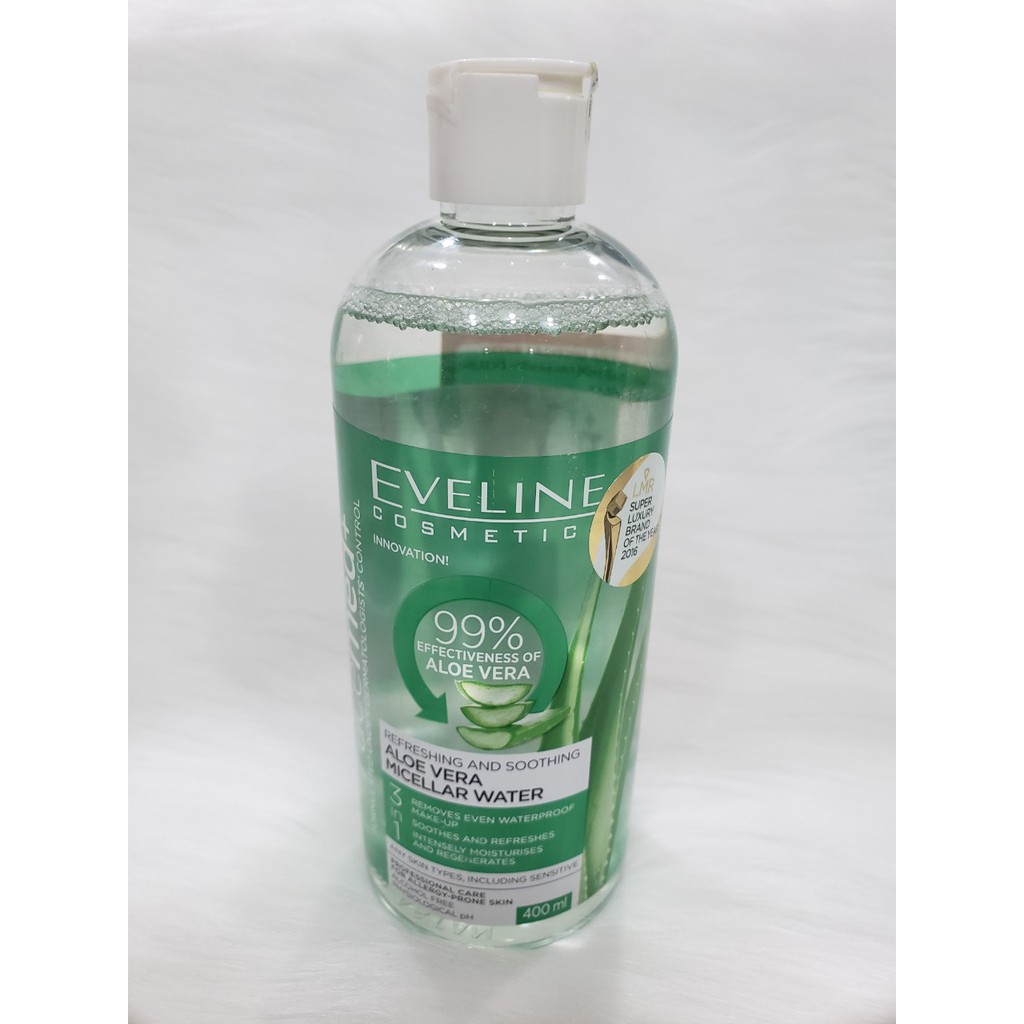 Nước tẩy trang Eveline lô hội 400ml