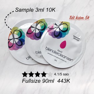 Beauty blender gel rửa mút