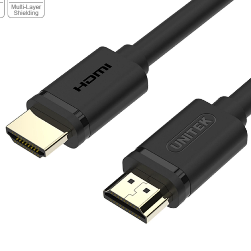 Dây Hdmi Unitek 5m Hỗ Trợ 4K Chuẩn - Dây Chắc Bền Khỏe Bơm Dầu Chôn Tường