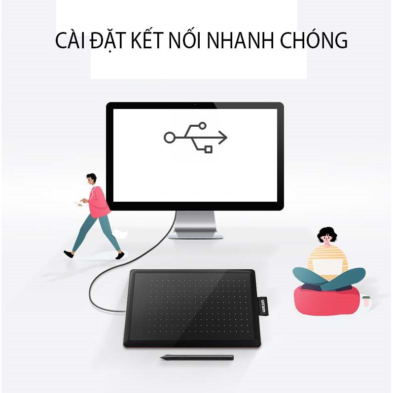 [Hàng Chính Hãng] Bảng Vẽ Điện Tử Cho Họa Sỹ, Kiến Trúc Sư Thiết Kế Đồ Họa  Wacom Ctl-472/K1F